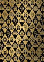 Inpakpapier Sinterklaas Goud Classic - Breedte 50 cm - 125m, Ophalen of Verzenden, Nieuw, Overige typen