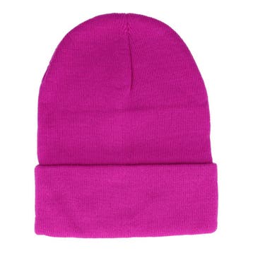 Beanie Muts - Basic - Unisex - Cyclaam Roze, Nieuw