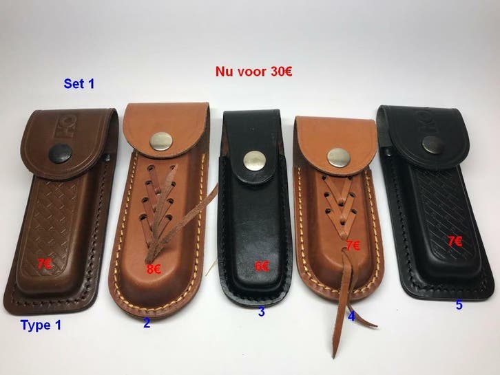 Leatherman Victorinox Zakmes Etui Riemtasje Leren hoesje, Caravans en Kamperen, Kampeergereedschap, Nieuw, Ophalen of Verzenden