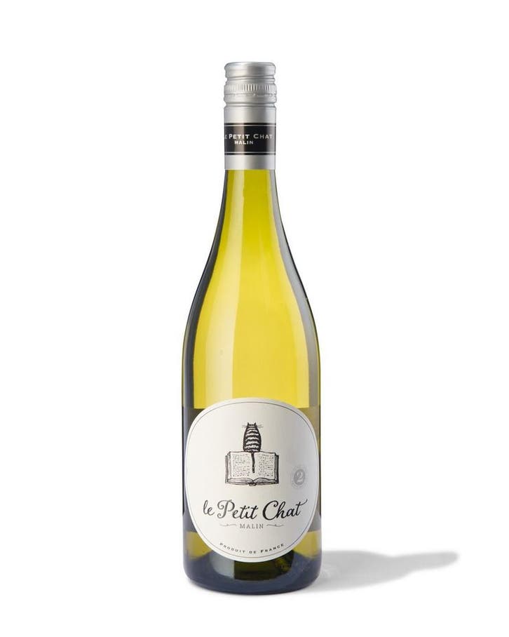 Le Petit Chat Le petit chat malin - wit - 0,75 L 6=5, Diversen, Levensmiddelen, Verzenden