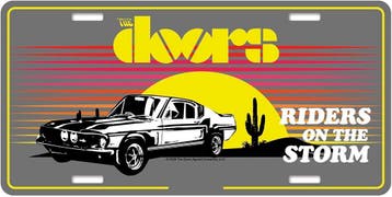 The Doors Riders on the Storm - USA Nummerplaat off. merch., Ophalen of Verzenden, Nieuw, Poster, Artwork of Schilderij