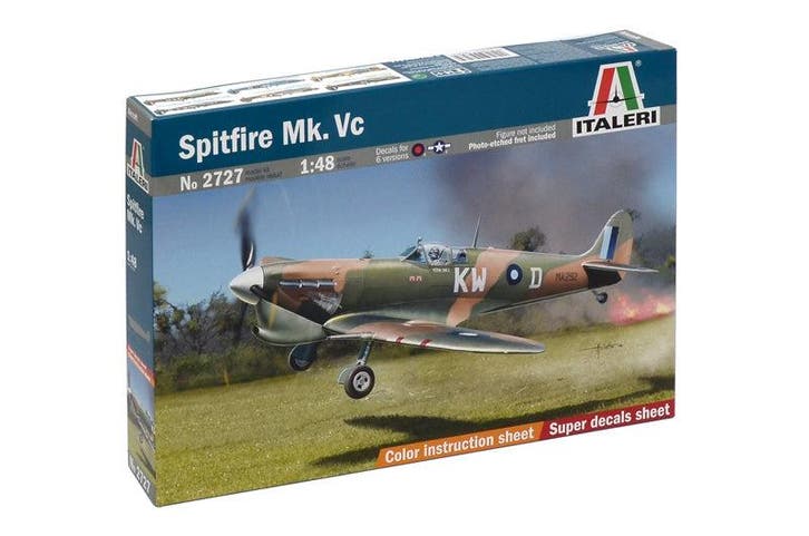 Spitfire Mk.Vc, Hobby en Vrije tijd, Modelbouw | Vliegtuigen en Helikopters, Verzenden