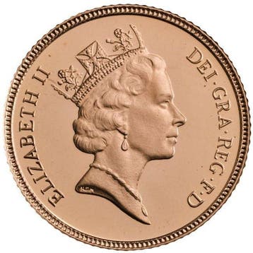 Verenigd Koninkrijk. British Gold Half Sovereign Queen