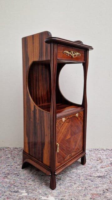 Hémisphères  model Nachttafel - Table de Chevet - École, Antiek en Kunst