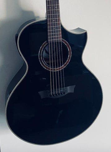 DEAN - Natural Series Florentine Cutaway Black - -, Nieuw
