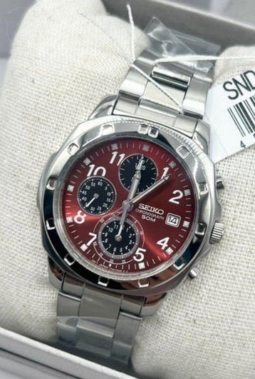 Seiko - Chronograph - Zonder minimumprijs - SND495 - Heren -