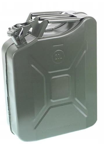 Stalen Jerrycan 20 Liter - Brandstofkan - Vloeistofkan - Vlo, Ophalen of Verzenden