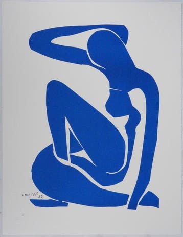 Henri Matisse (1869-1954) - Nu bleu assis, Antiek en Kunst