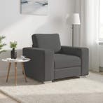 vidaXL Fauteuil 100x77x82 cm corduroy stof donkergrijs, Verzenden, Nieuw, Eenpersoons, Stof