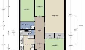 Te Huur 4 kamer Appartement Leimuidenplaats In Arnhem, Gelderland, Direct bij eigenaar, Appartement, Arnhem