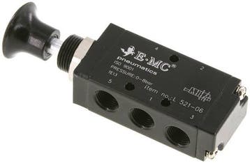 5/2 G1/8 Axiaal Handbediende Hefboom Ventiel Detent, Verzenden, Nieuw