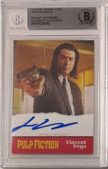 Pulp Fiction - John Travolta - Trading Card - Autograph -, Nieuw