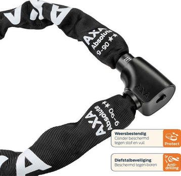 AXA Absolute 9-90 ART 2 Kettingslot – Fietsslot met, Verzenden, Nieuw