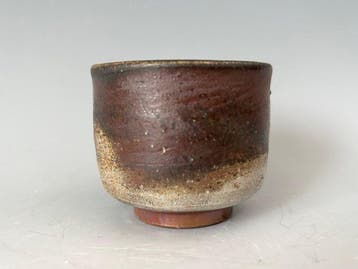 Bizen ware, Inbe kiln - Izuru Yamamoto  (b.1944) - Beker