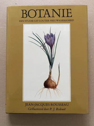 Prenten Planten P.J. Redouté - Tekst Jean Jacques Rousseau, Verzenden, Zo goed als nieuw