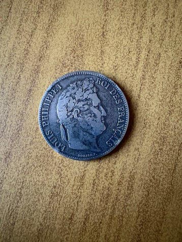 Frankrijk. Louis Philippe I. 5 Francs 1838-W, Lille (Zonder