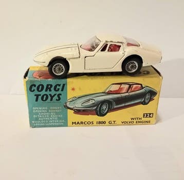 Corgi 1:43 - Model sportwagen - Marcos Volvo 1800 GT (324), Nieuw
