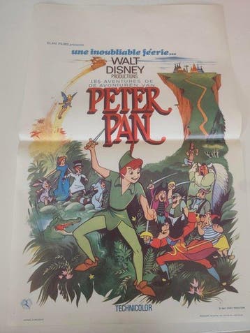 Walt Disney Productions - Peter Pan, Bambi, Lady and the, Nieuw