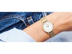 Cluse Boho Chic Petite - Polshorloge - 28 mm - Wit Goud, Sieraden, Tassen en Uiterlijk, Horloges | Dames, Verzenden, Zo goed als nieuw