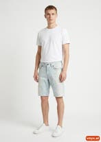 True Religion Korte broeken Heren maat 34 Lichtblauw Vintage, Kleding | Heren, Broeken en Pantalons, Ophalen of Verzenden, Nieuw