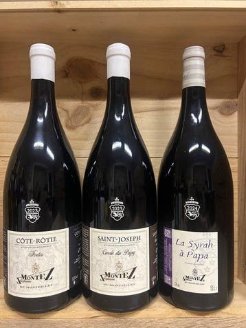 2023 Stéphane Montez : Côte-Rôtie Fortis, Saint-Joseph Cuvée, Nieuw