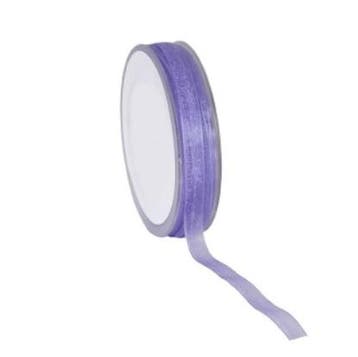 Organza Lint 10 mm per 5 meter Lila (Lint voor armbandjes), Ophalen of Verzenden, Nieuw, Draad