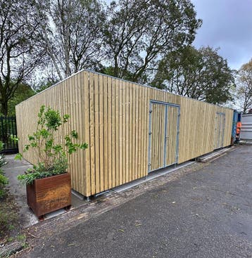 F-Line afsluitbare houten Fietsenstalling, Fietsen en Brommers, Nieuw