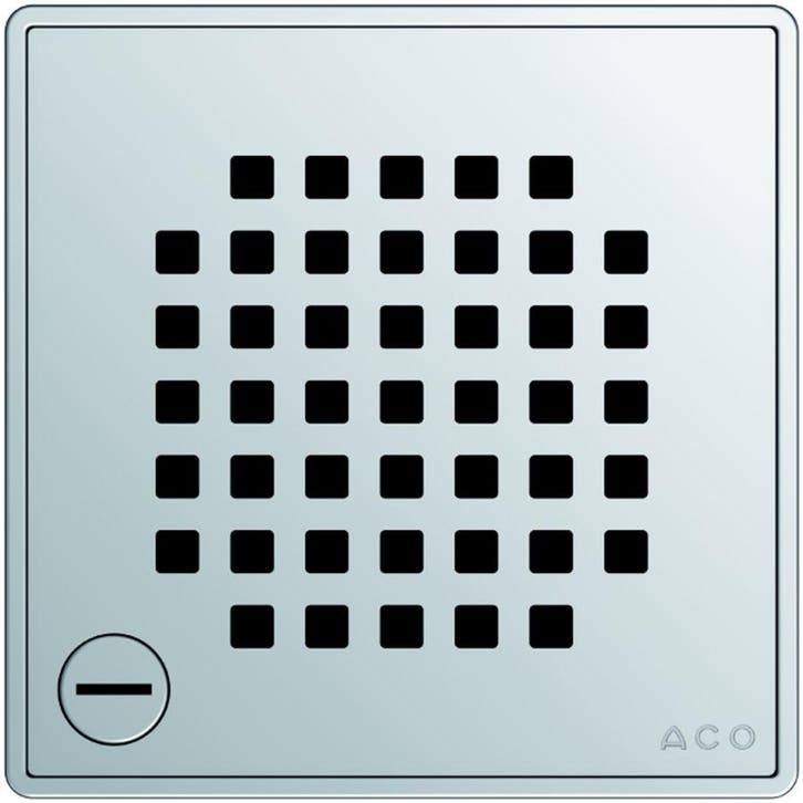 ACO Showerdrain Easyflow designrooster vierkant Quadrato ver, Doe-het-zelf en Verbouw, Buizen en Afvoer, Ophalen of Verzenden