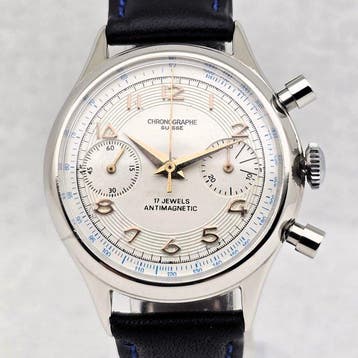 Chronographe Suisse - Cal. Landeron 148 - Telemetre &, Nieuw
