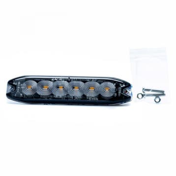 LED Flitser 12/24V 6x3W - 15 Flits patronen - Oranje, Auto-onderdelen, Verlichting, Verzenden, Nieuw, Maserati