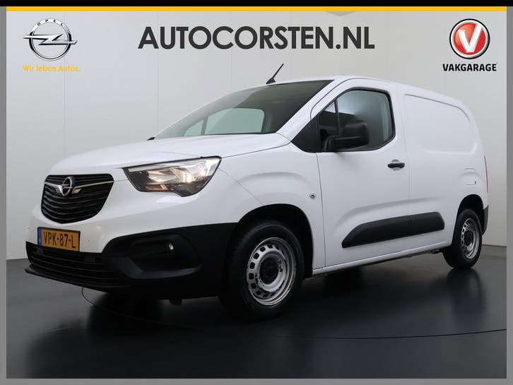 Opel Combo 1.5D L1H1 Navi Dab AppleCarplay AndroidAuto Cruis, Auto's, Bestelauto's, Dealer onderhouden, Lease, Zwart, Handgeschakeld