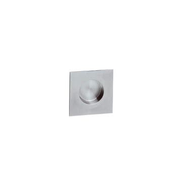 Intersteel Schuifdeurkom vierkant ø34/55mm - RVS, Doe-het-zelf en Verbouw, Hang- en Sluitwerk, Verzenden, Nieuw