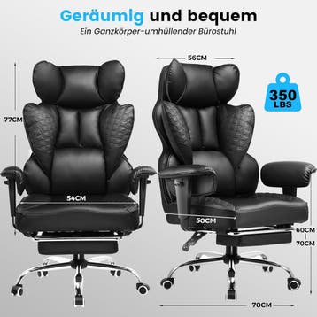 Ergonomische Bureaustoel -  Office Chair - Gamestoel - Volwa, Verzenden, Zo goed als nieuw