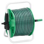 vidaXL Slanghaspel vrijstaand met 20 m slang PVC groen, Verzenden, Nieuw