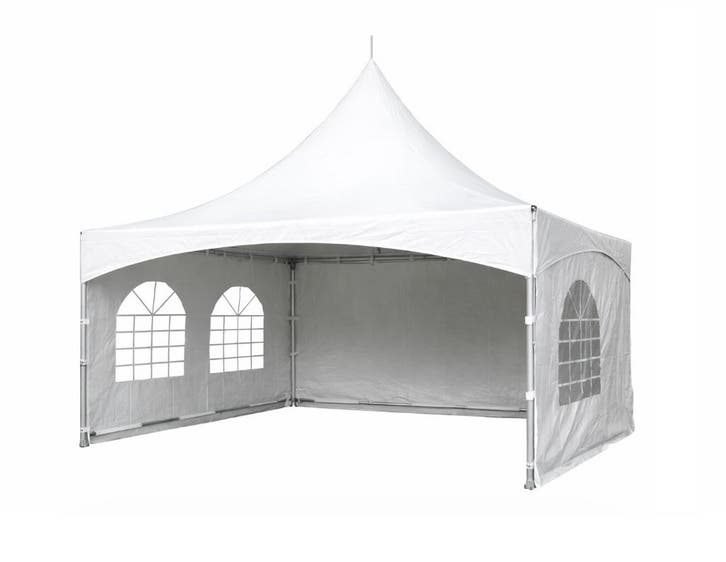 Stijlvolle PAGODE KEDER TENT RONDE PALEN - INCL ZIJWANDEN..., Tuin en Terras, Partytenten, Nieuw, Verzenden