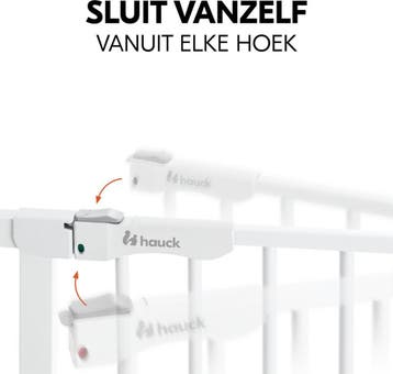 Hauck Clear Step Autoclose 2 Traphekje - 75 t/m 80 cm - Wit, Ophalen of Verzenden, Zo goed als nieuw