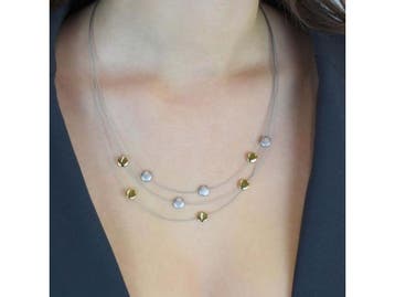 Boccia Titanium 0852.02 - Dames Ketting 45-50 cm - Puur, Verzenden, Nieuw