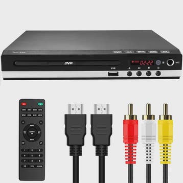 HD 1080P DVD Speler - Alle Regio's Vrij & USB Poort, Verzenden, Nieuw