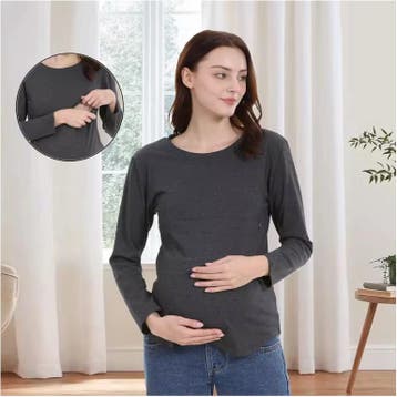 Voedingsshirt Lange Mouw – Zwangerschap en Borstvoeding, Verzenden, Nieuw
