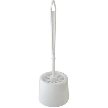 Merkloos Toiletborstel Laag Model - Wit, Ophalen of Verzenden