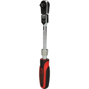 KS Tools 1/4 SlimPOWER telescoopratel met scharnierkop 72, Verzenden, Nieuw