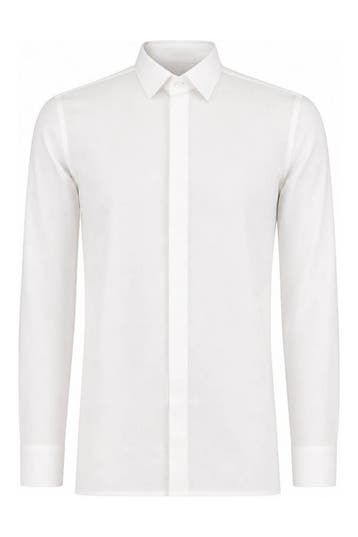 Recall Overhemd in maat 43 Wit, Kleding | Heren, Verzenden, Zo goed als nieuw, Wit, Recall