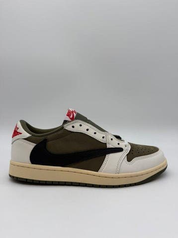 Nike - Jordan 1 Low Travis Scott Olive (W) - Sneakers -, Kleding | Heren, Nieuw