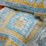 BA214 - Stof Elefanti d’Oriente – Fondo Azzurro -