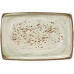 Borden | NATURE | Porselein | Ecru | 6 Stuks | 370x250mm, Verzenden, Nieuw in verpakking