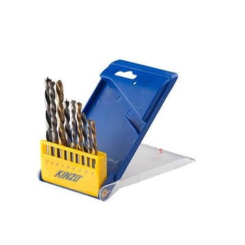 Set van 9 hout-, metaal- en steenboren, Ophalen of Verzenden, Nieuw