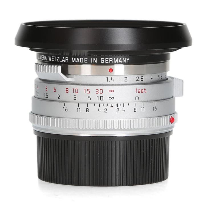 Leica 35mm f/1.4 Summilux-M Silver Steel Rim (11301), Audio, Tv en Foto, Fotografie | Lenzen en Objectieven, Zo goed als nieuw