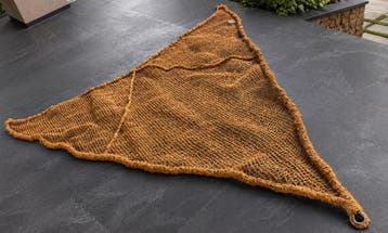 Schaduwdoek kokos driehoek 2x2x2m, Verzenden, Nieuw