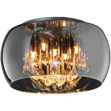 LED Plafondlamp - Trion Vapiro - G9 Fitting - Dimbaar - Rond, Ophalen of Verzenden, Nieuw, Glas