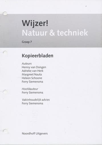 Wijzer! Natuur en Techniek kopieerbladen groep 7, Boeken, Verzenden, Nieuw